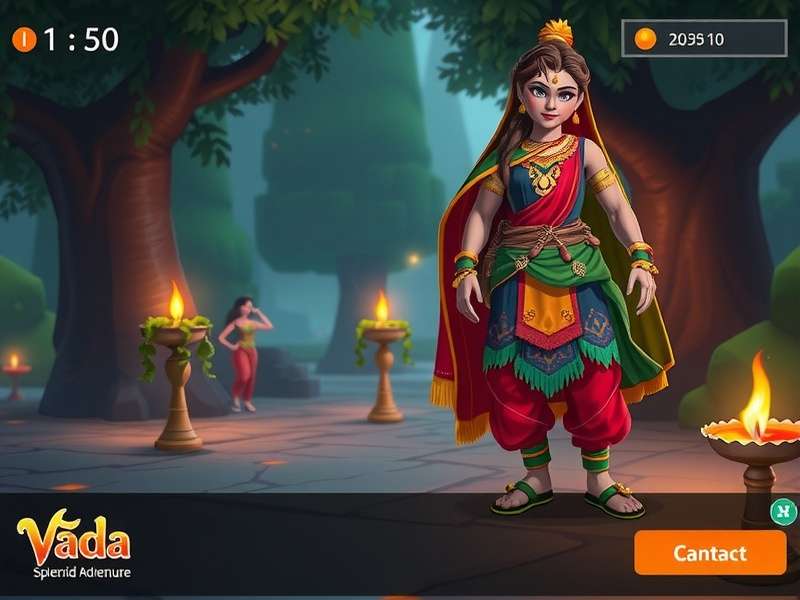 Vada Splendid Adventure character customization interface